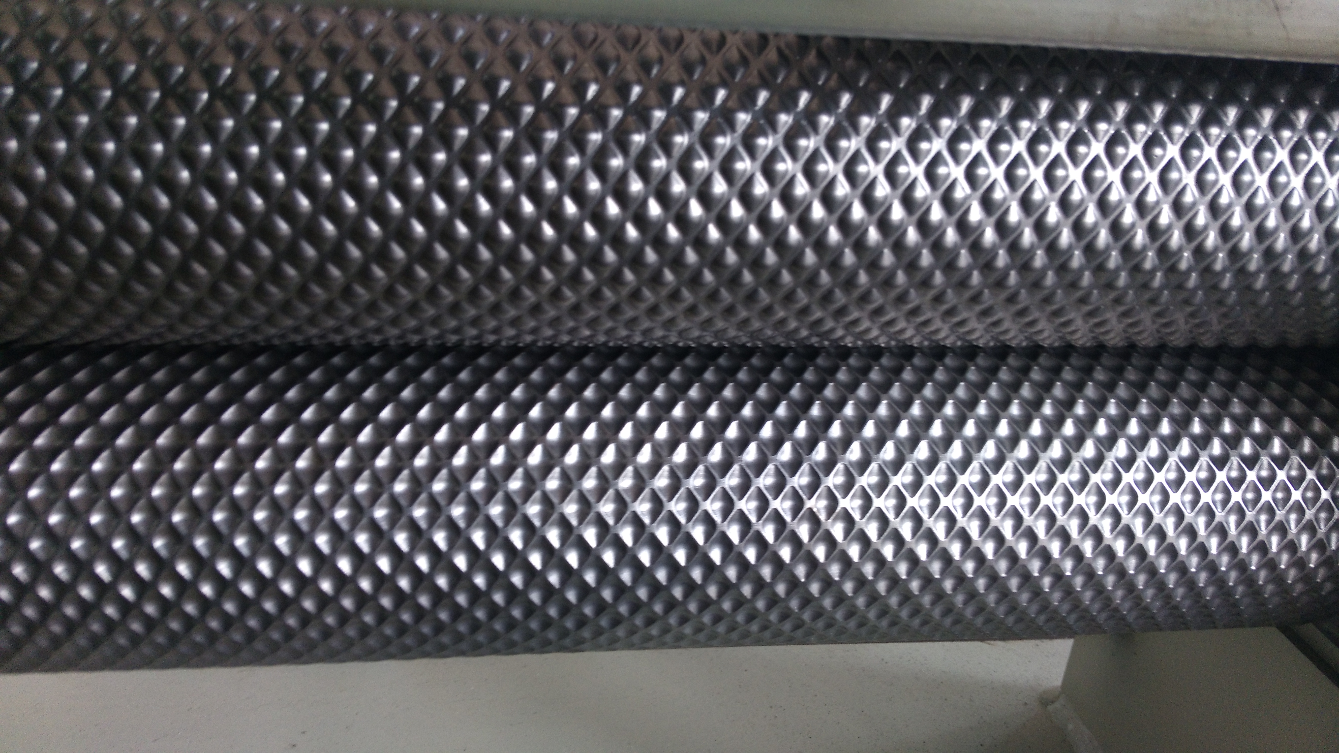 Steel-Steel Unit Male&Femal Stainless Steel Foil Embossing Roller